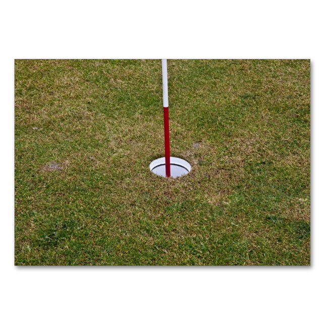 Golf hål bordsnummer (Framsidan)