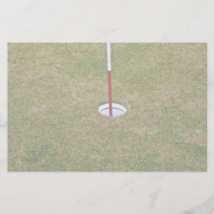 Golf hål brevpapper