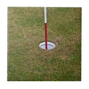 Golf hål kakelplatta