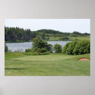 Golf hål poster