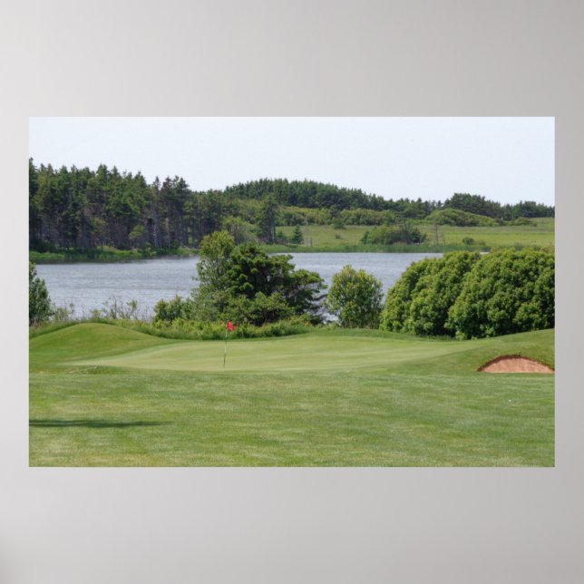 Golf hål poster (Framsidan)