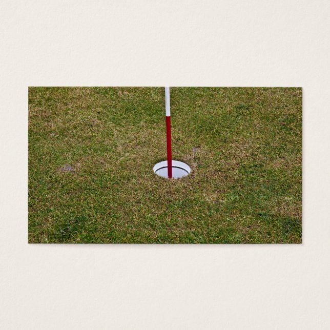 Golf hål visitkort (Framsidan)