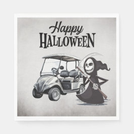 Golf Halloween Tema för golfer Pappersservett