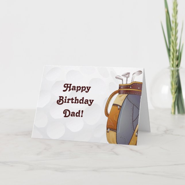 Golf Hälsning Kort (Framsida)