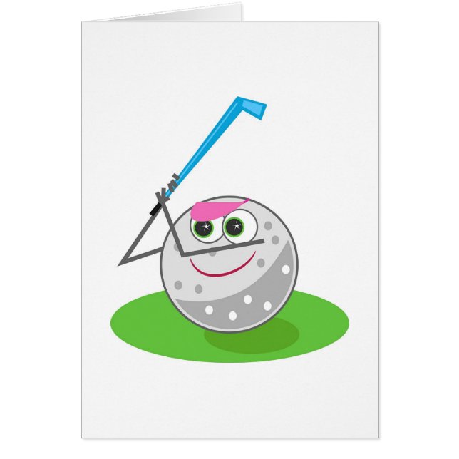 Golf Hälsningskort (Framsidan)
