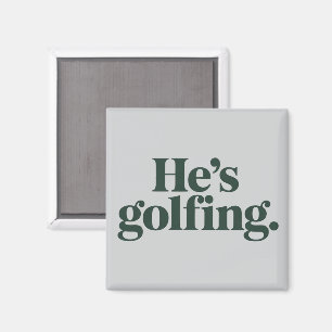 Golf Han Golfar Makehuspresent Roliga Fruor Flicko Magnet