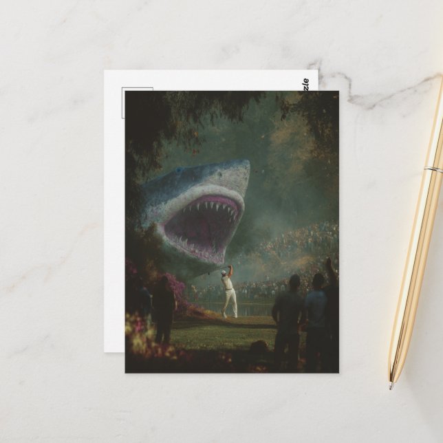 Golf Har Just Blivit Spännande Vykort (Fram/Back In Situ)