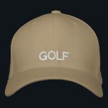 Golf Hat Broderad Keps<br><div class="desc">MER UNDERBARA OBAMA OCH ANDRA PRESIDENTRER NEDAN!</div>