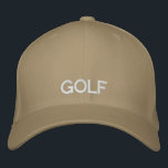 Golf Hat Broderad Keps<br><div class="desc">MER UNDERBARA OBAMA OCH ANDRA PRESIDENTRER NEDAN!</div>