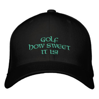 GOLF HAT BRODERAD KEPS