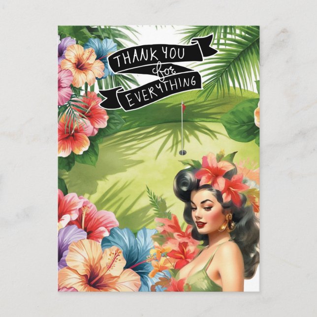 Golf Hawaii tema Platt Tack Kort (Framsida)