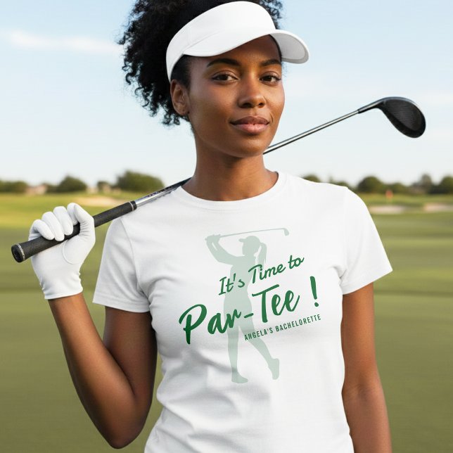 Golf Henparty Det Är Dags att Par-Tee T Shirt (Skapare uppladdad)