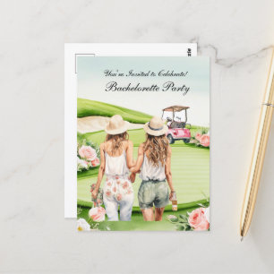 Golf Henparty för Golfare Vykort
