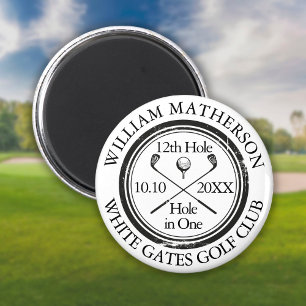 Golf Hole in One Klassisk Personlig Magnet