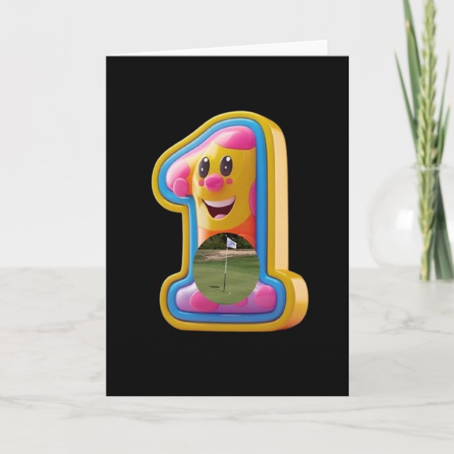 Golf. Hole in one. Kort (Framsida)