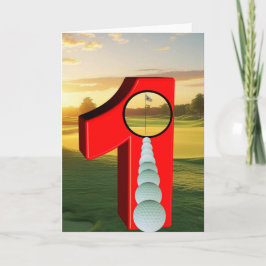 Golf. Hole-in-one. Kort