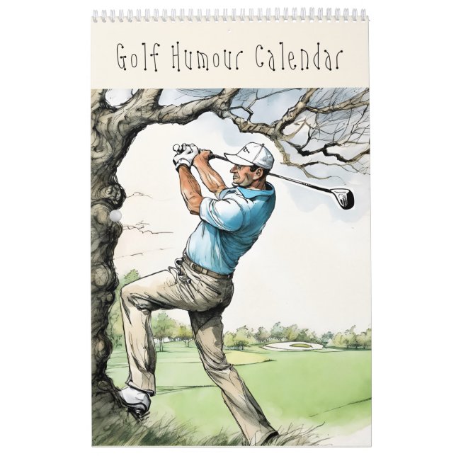 Golf Humor Calendar Kalender (Omslag)