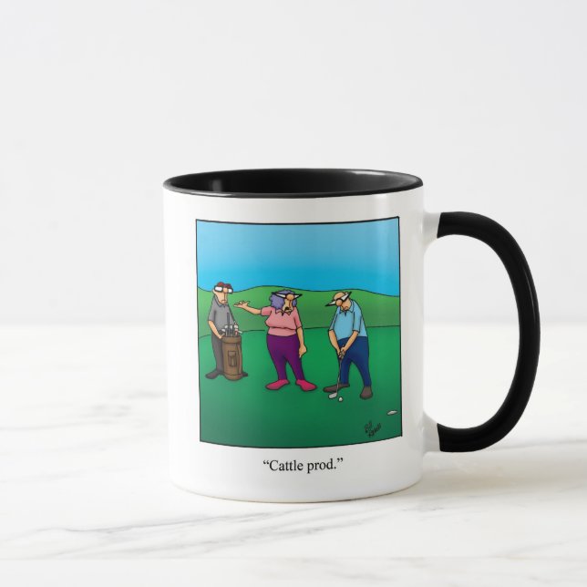 Golf Humor Coffee Mugg Gift (Höger)