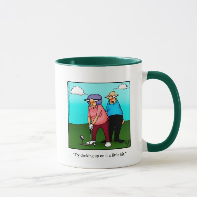 Golf Humor-kaffe Mugg för hennes skull (Höger)
