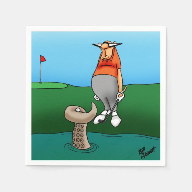 Golf Humor Party Napkins Pappersservett (Framsidan)