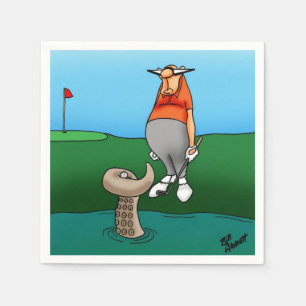 Golf Humor Party Pappersservett