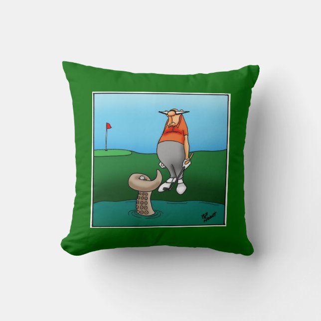 Golf Humor Pillow Gift Kudde (Framsida)