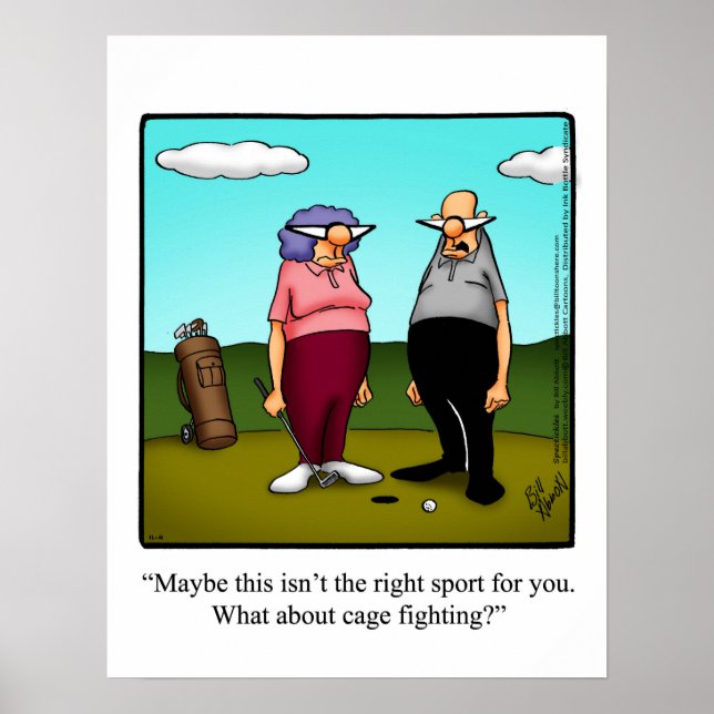 Golf Humor Poster (Framsidan)
