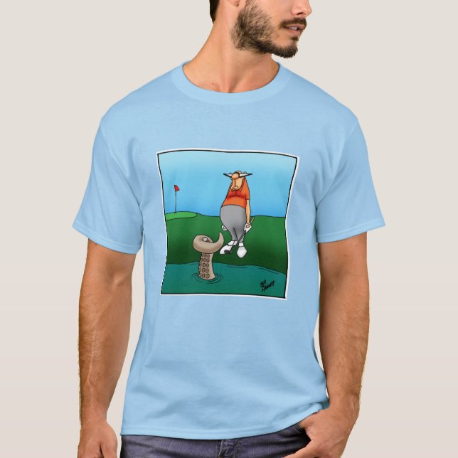 Golf Humor Tee Shirt (Framsida)