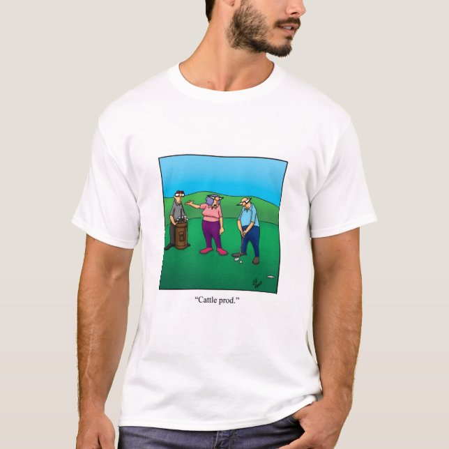Golf Humor Tee Shirt Gift (Framsida)