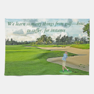 Golf - hur du ska lida kökshandduk