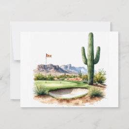 Golf i Arizona  Anteckningskort