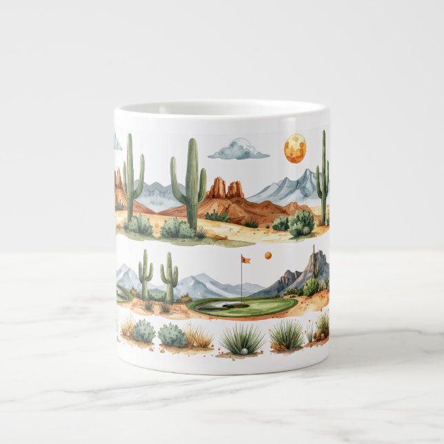 Golf i Arizona Jumbo Mugg (Framsidan)