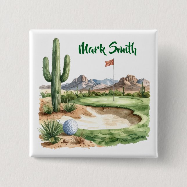 Golf i Arizona  Knapp (Framsida)