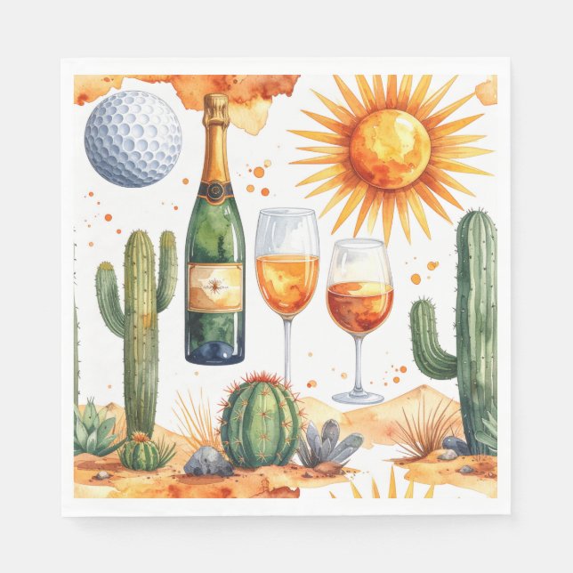 Golf i Arizona servetter (Framsidan)