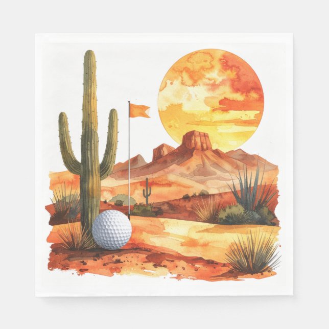 Golf i Arizona servetter (Framsidan)