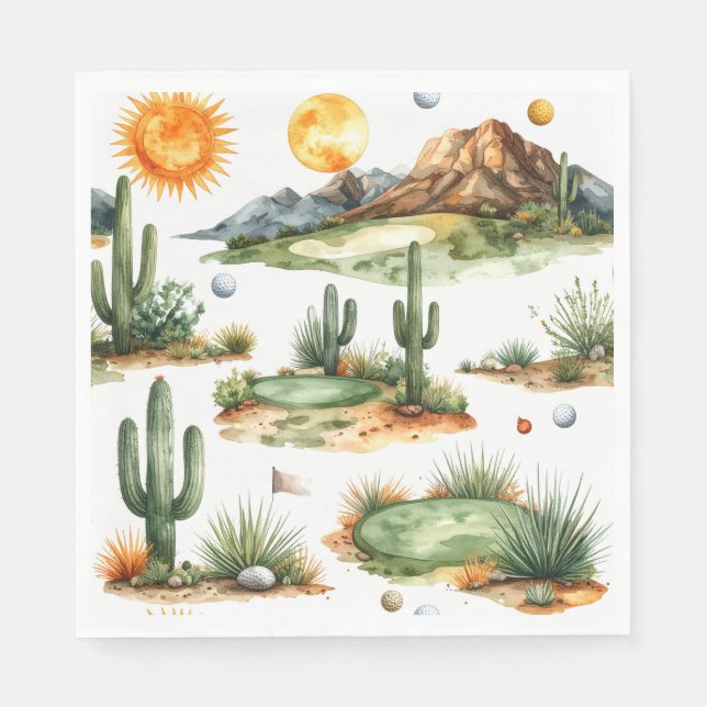Golf i Arizona servetter (Framsidan)
