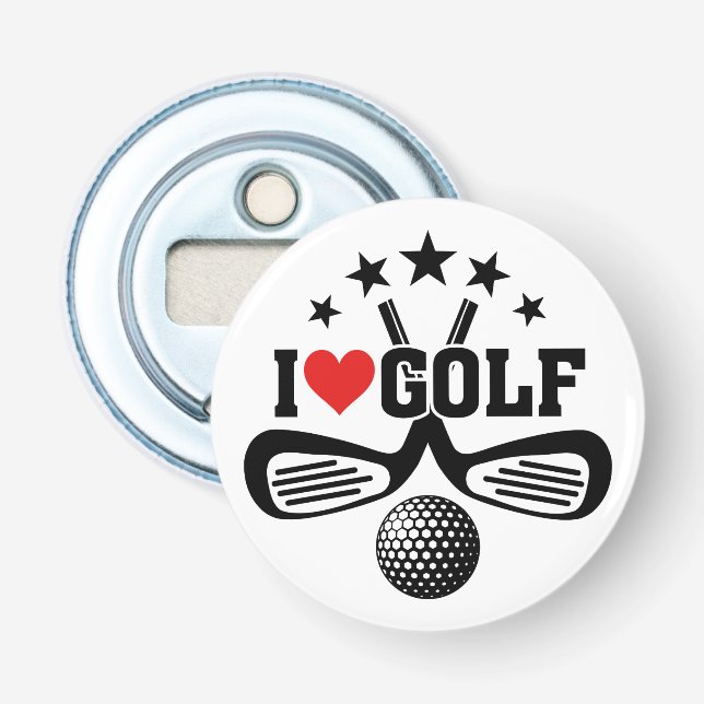 Golf, I Kärlek Golf Flasköppnare (Framsidan)