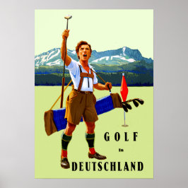 Golf i Tyskland Poster