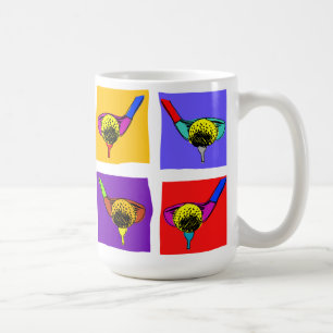 Golf illustrerad mugg