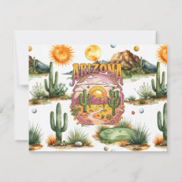 Golf  in Arizona  Anteckningskort