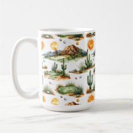 Golf  in Arizona  Kaffemugg