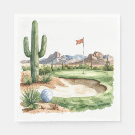 Golf in Arizona  Napkins Pappersservett