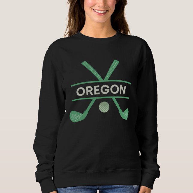 Golf in Oregon the Ultimate Golfing Vacation T Shirt (Framsida)