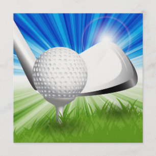 Golf-inbjudan Inbjudningar