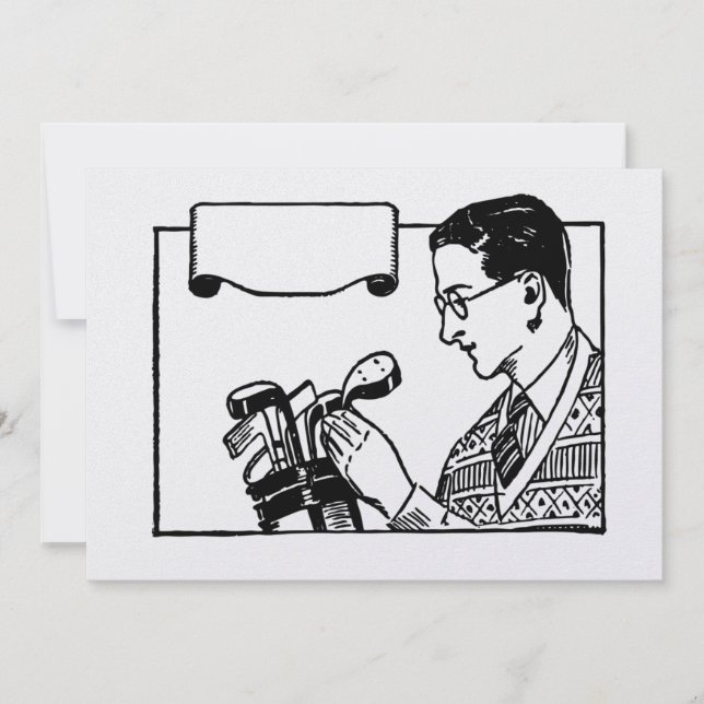 Golf-inbjudan Inbjudningar (Framsida)