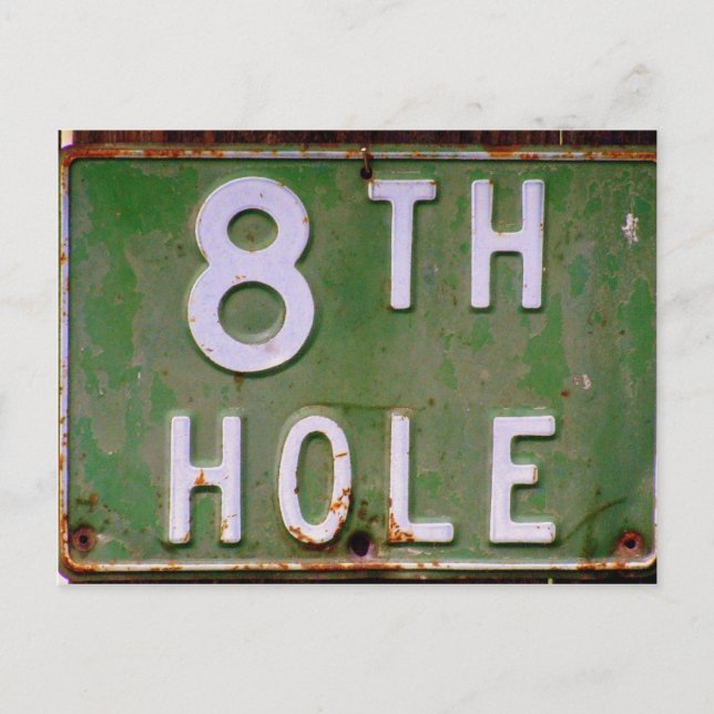 Golf-inbjudan Vykort (Framsida)