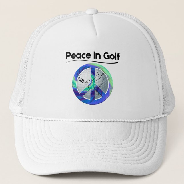 Golf Infusion "Peace in Golf" Golfer Keps (Framsida)