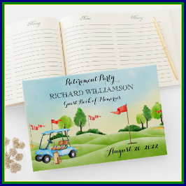 Golf-inloggning för pension Party Gästböcker