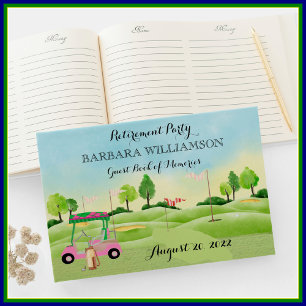 Golf-inloggning för pension Party Gästböcker