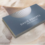 Golf Instructor Dusty Blue Professionell Sport Visitkort<br><div class="desc">Golf Instructor Dusty Blue Professionell Sport Affärskort.</div>